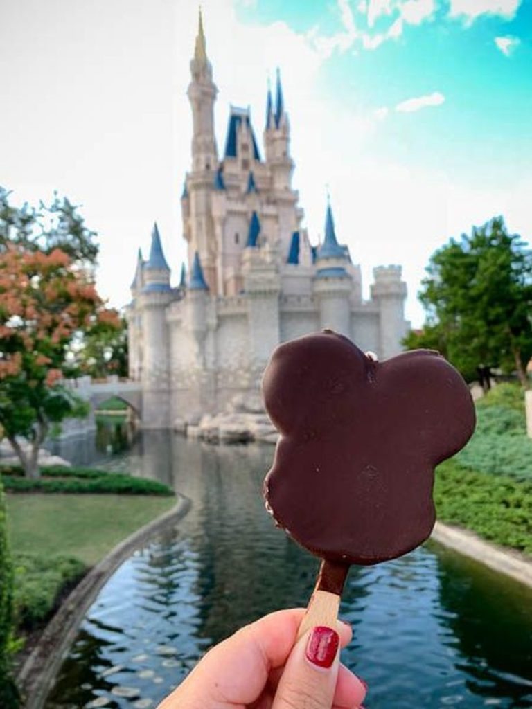 Mickey Ice Cream Bar at the Magic Kingdom