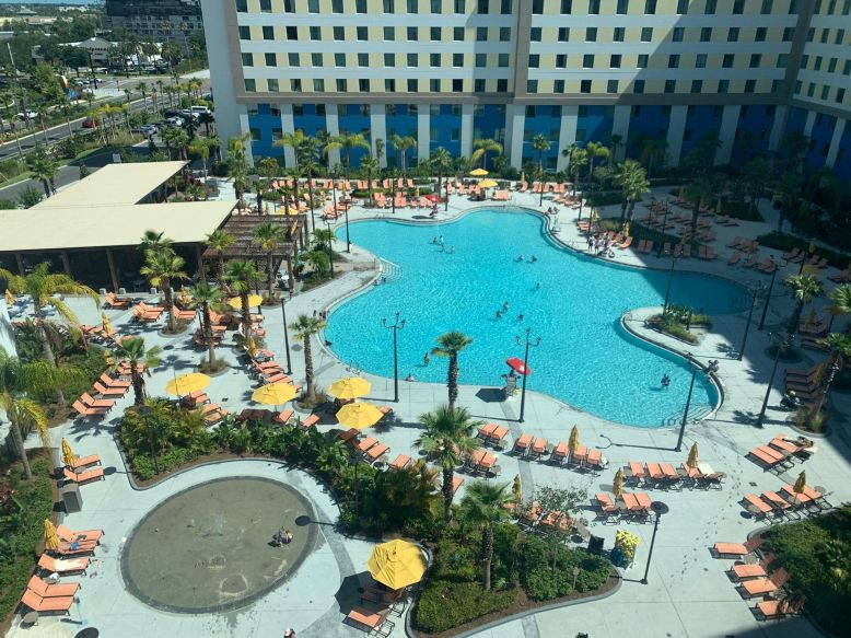 Pool area at Universal’s Endless Summer Resort