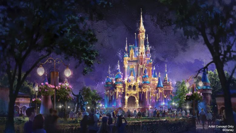 Walt Disney World’s 50th Anniversary - new lighting enhancements