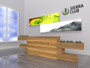 Lightboxes Corporate Lobby