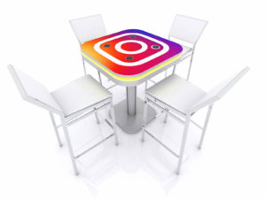 MOD-1458 Wireless Charging Bistro Table