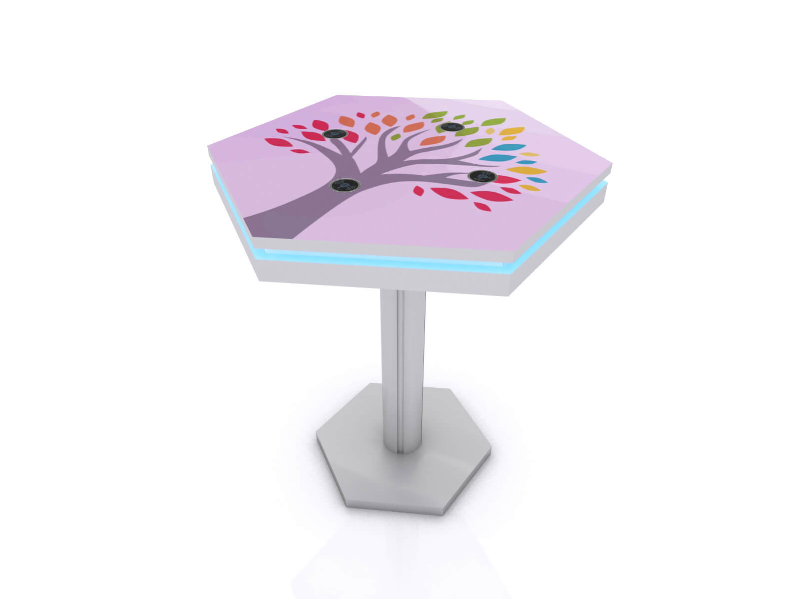 MOD-1465 Wireless Trade Show and Event Charging Bistro Table - image 2