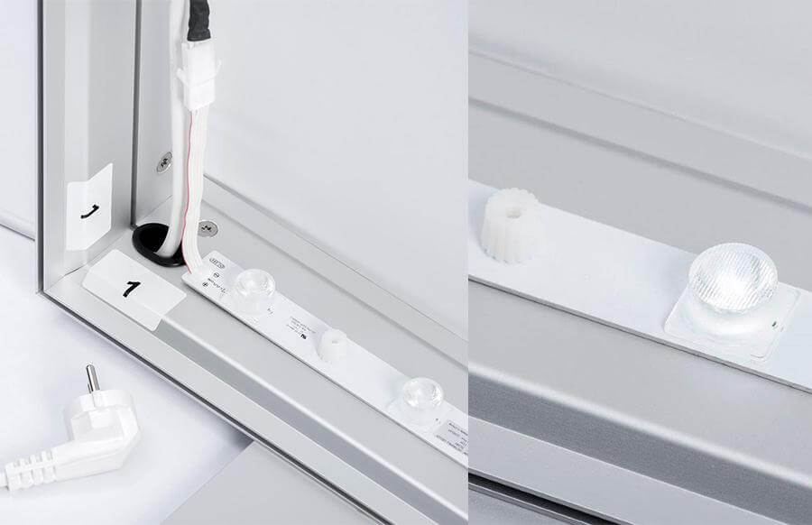 LumiWall 4' x 4' LED Backlit Printed Fabric Display - image 4