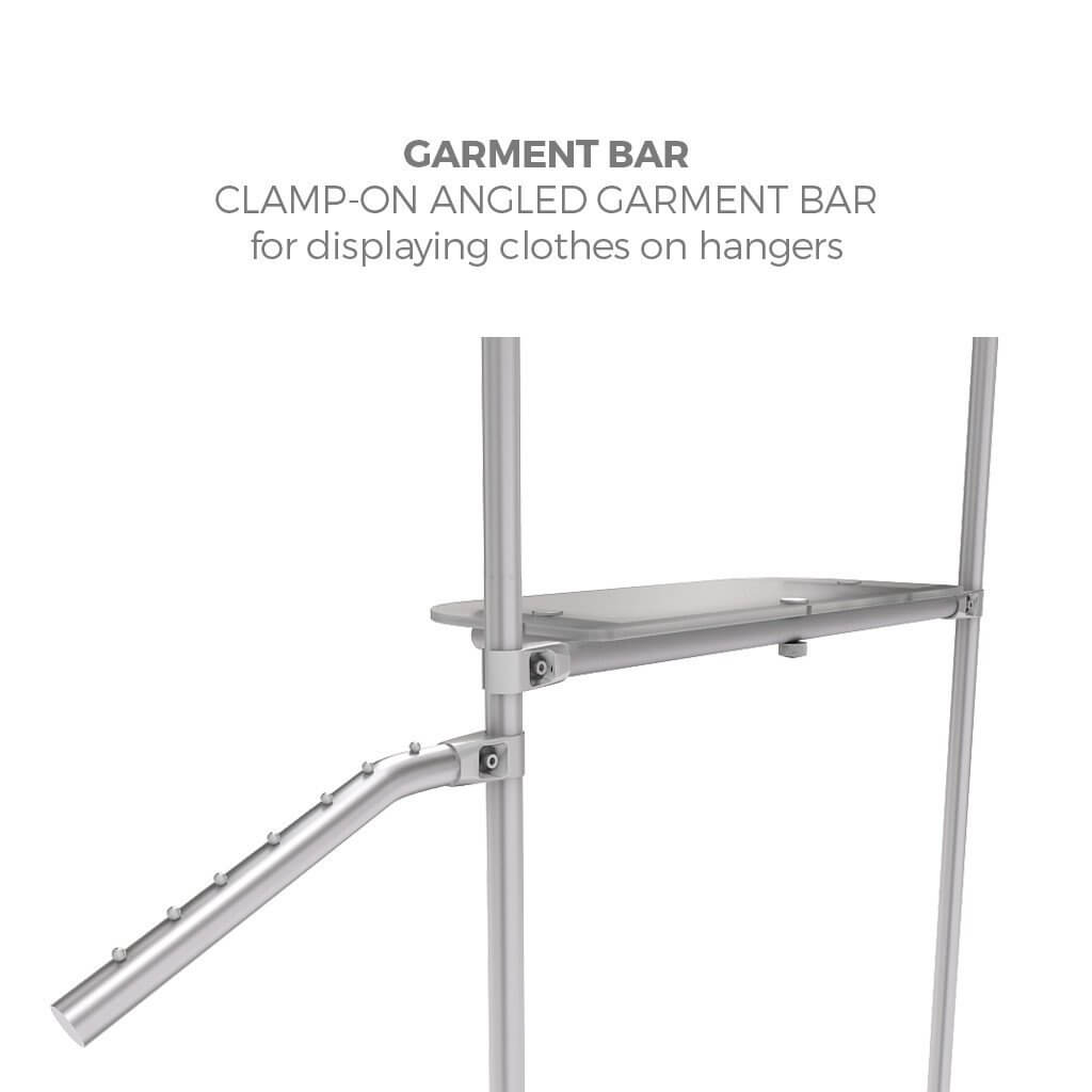 WLM Garment Bars (angled or straight crossbar)