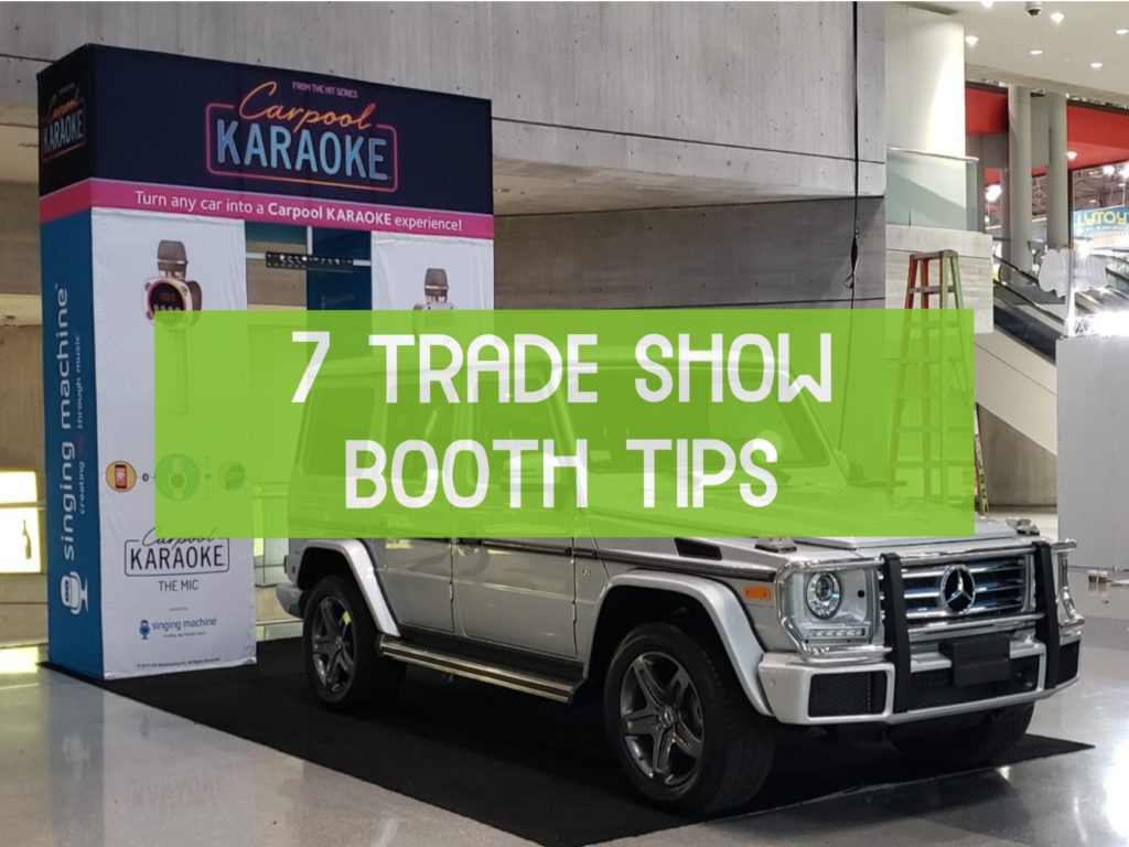 Trade show booth tips
