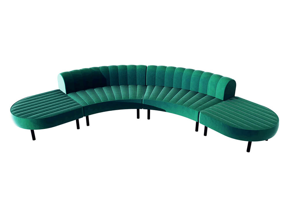 CESS-060 Emerald Comma Sectional