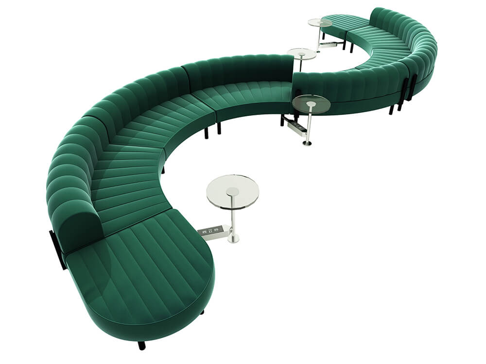 CESS-064 Emerald Powered Sectional