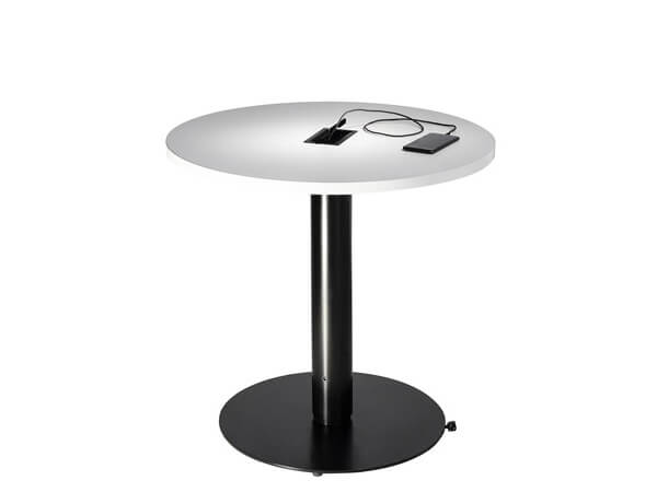 30 Powered Round Cafe Table w Standard Black Base CEAC 033