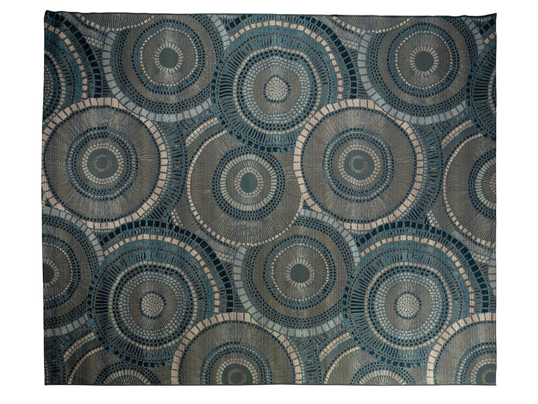 CEAC-011 Circles Accent Rugs