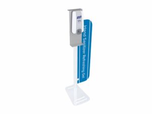 RE-906 Stand Tough™ Hand Sanitizing Station with Graphic