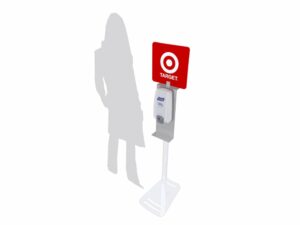 RE-908 Stand Tough™ Hand Sanitizing Station with Graphic