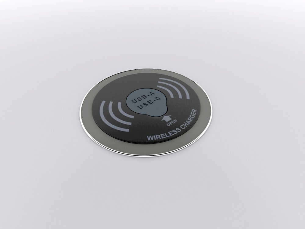 Wireless and Wired Charging Pad