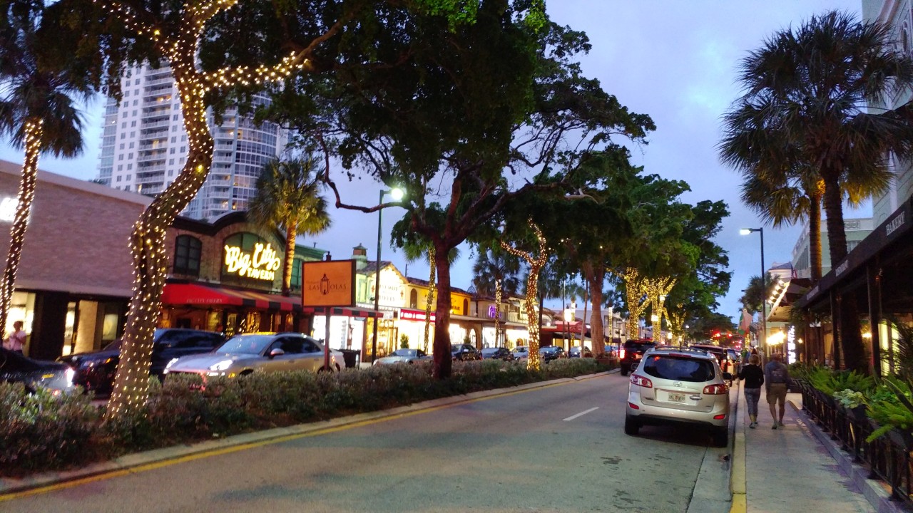 Las Olas Boulevard in Fort Lauderdale