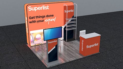 Superlist Booth 10x10 2