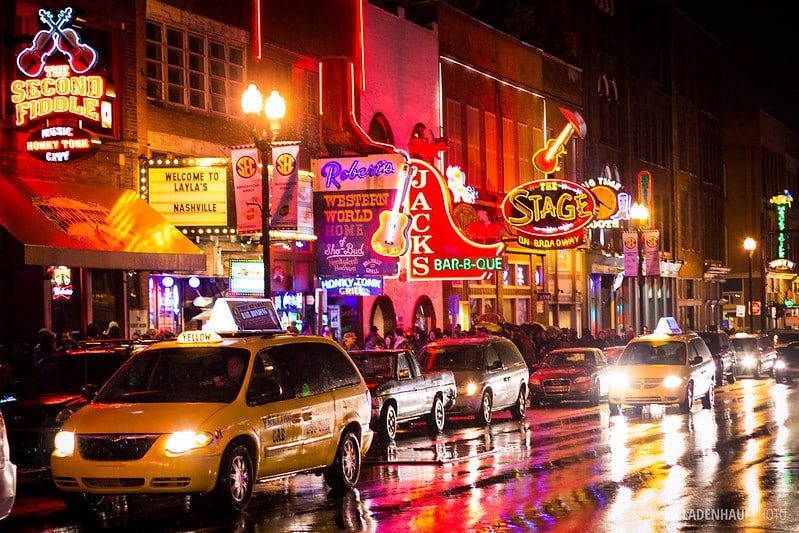 Broadway Nashville is another amazing place to showcase your trade show booth design in Nashville.