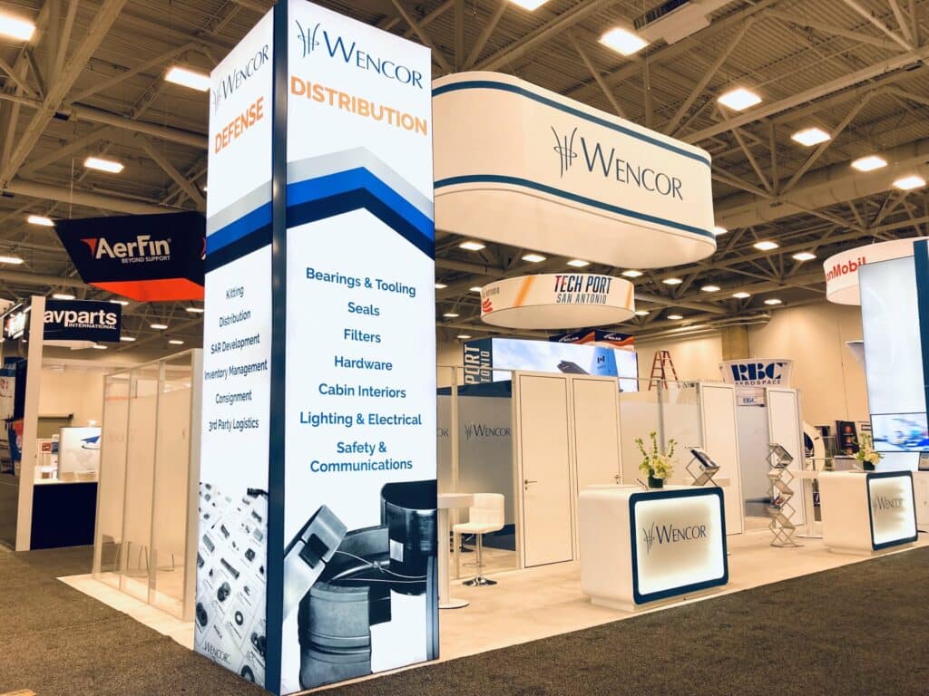 Colorful Trade Show Table Display Ideas with Eye-Catching Graphics