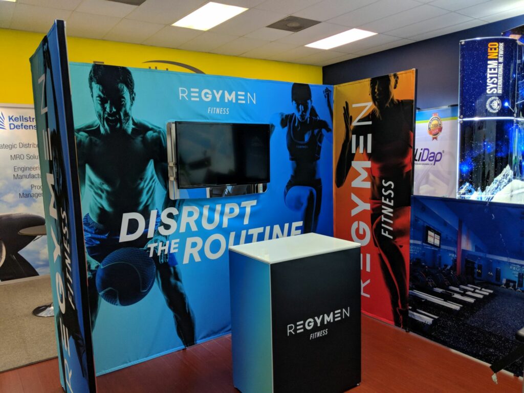 Trade Show Booth Ideas for Small Budgets 1 Trade Show Booth Ideas for Small Budgets - Modular Backdrop Setup