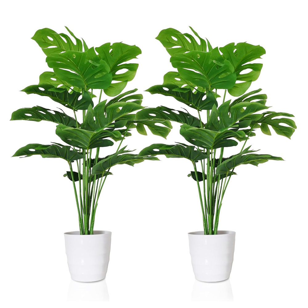 Artificial Plant in White Planter 28 high 1000x1000 1