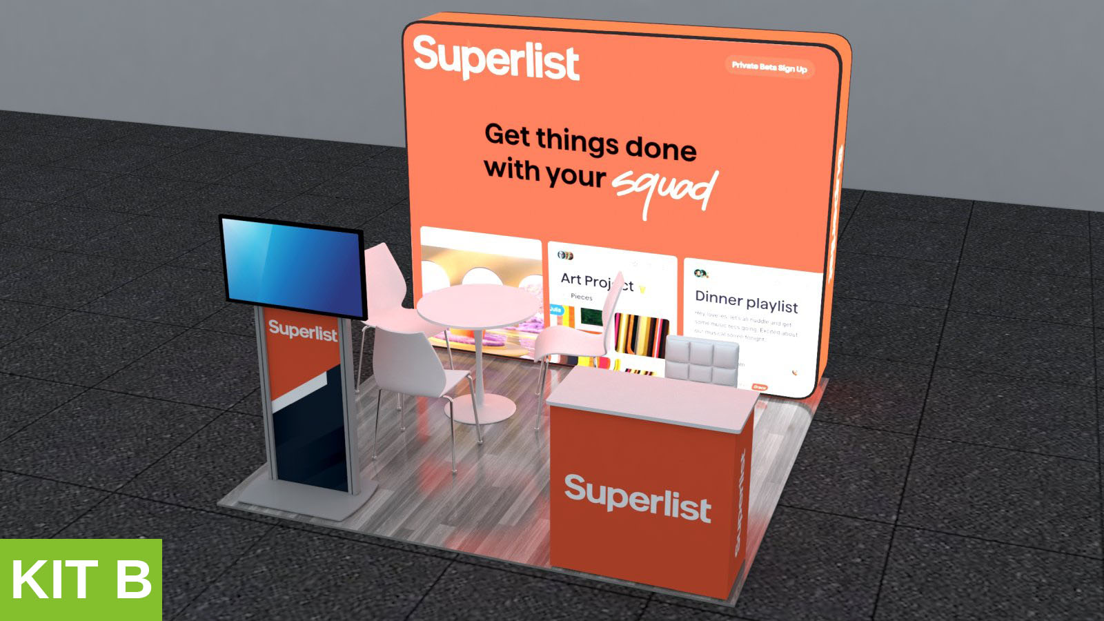 10 x 10 Backlit Kit Package B