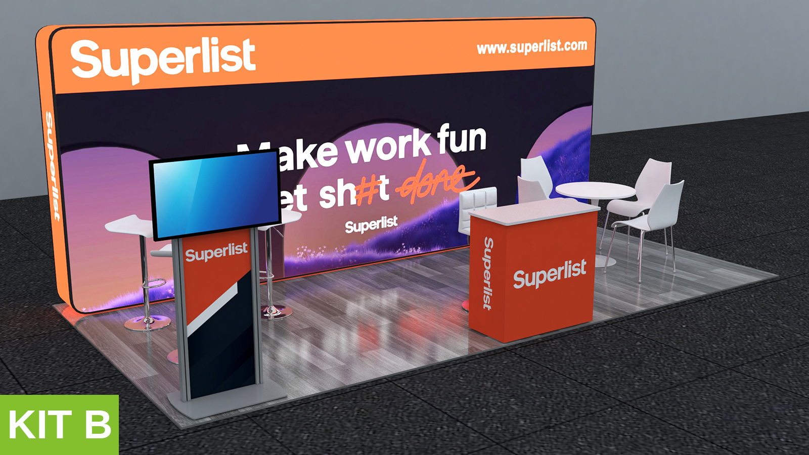 10 x 20 Backlit Kit Package B 1