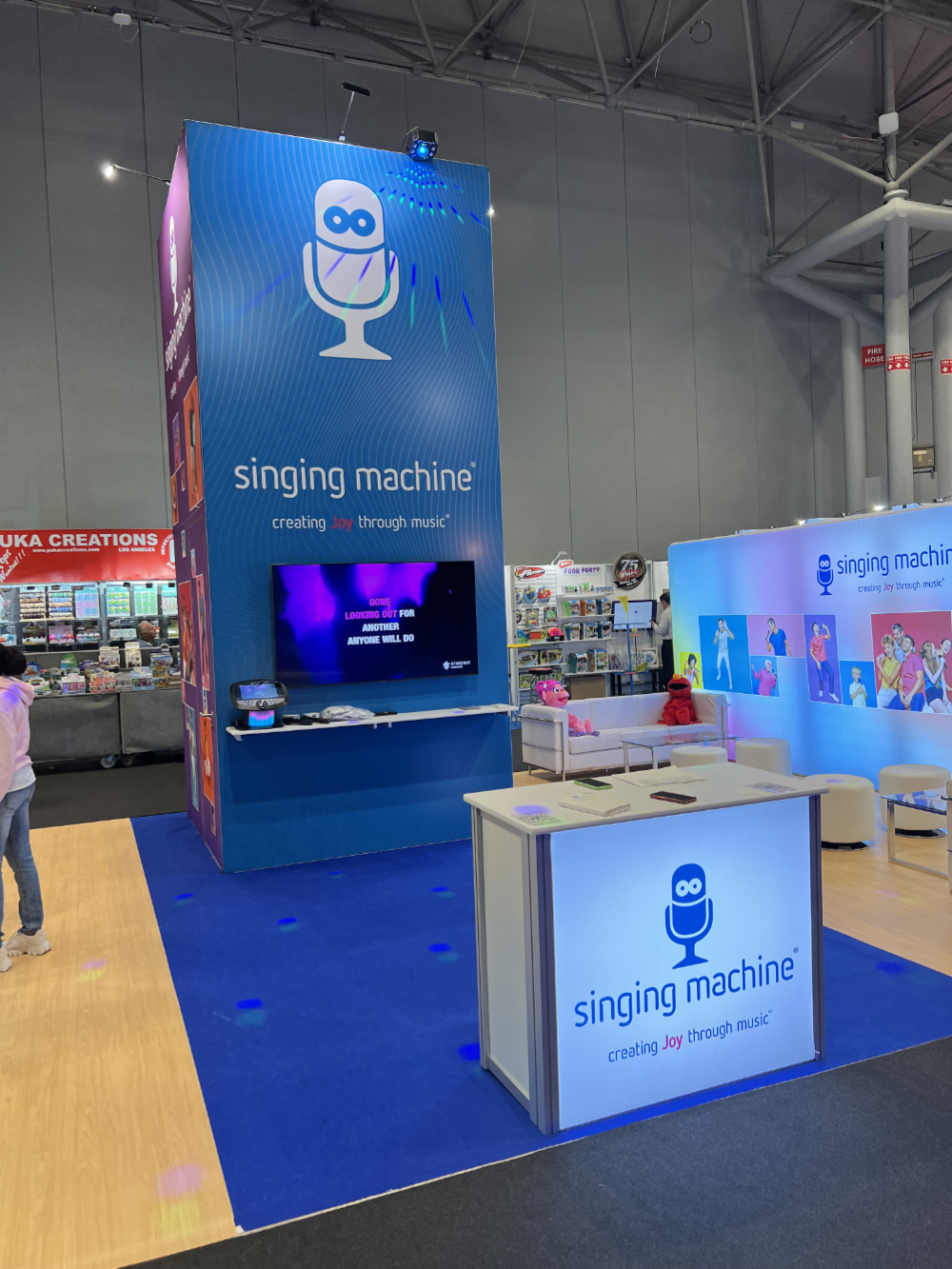 Backlit Locking Counter